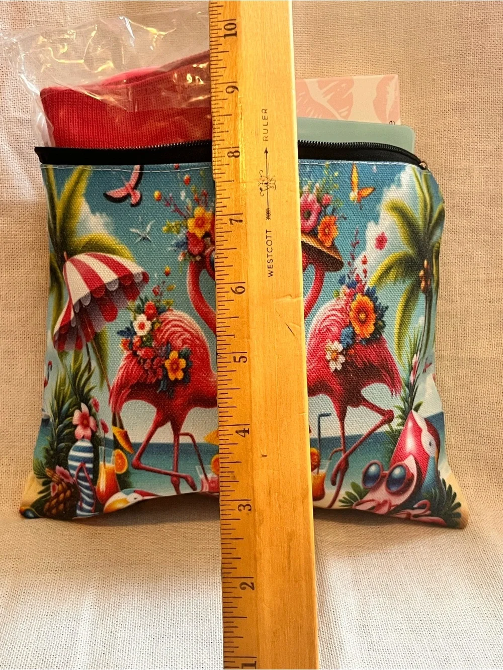 Manna Kadar Assorted Pink & Coral Lip Set with Flamingo Sock Bundle